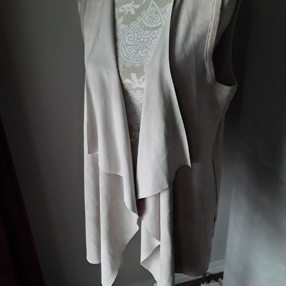 Calvin Klein two tone tan duster cardigan size XL - Picture 7 of 8